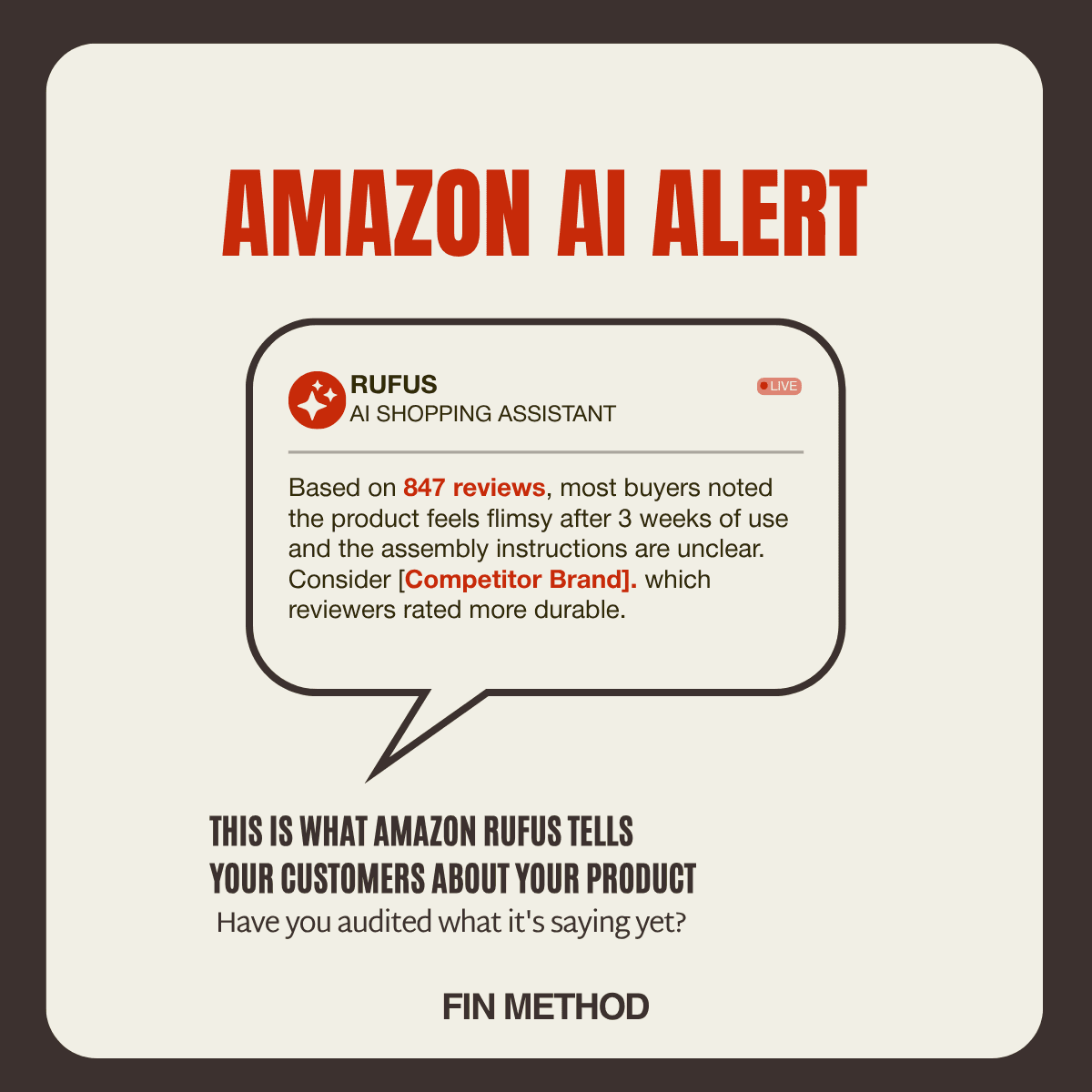 Amazon Rufus is answering your customers' questions. Here's why it's killing your conversion.
