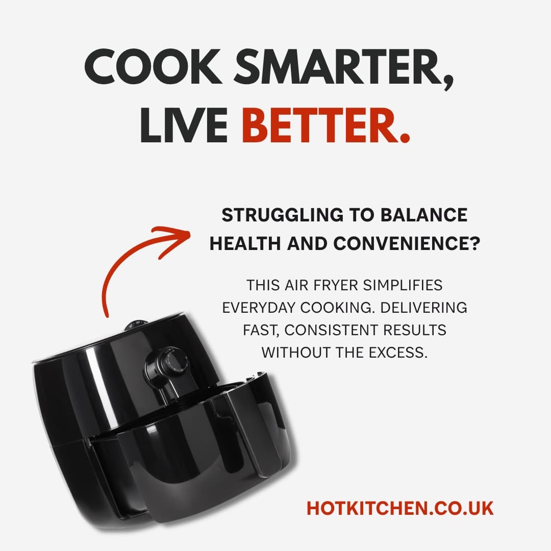 Air fryer lifestyle infographic